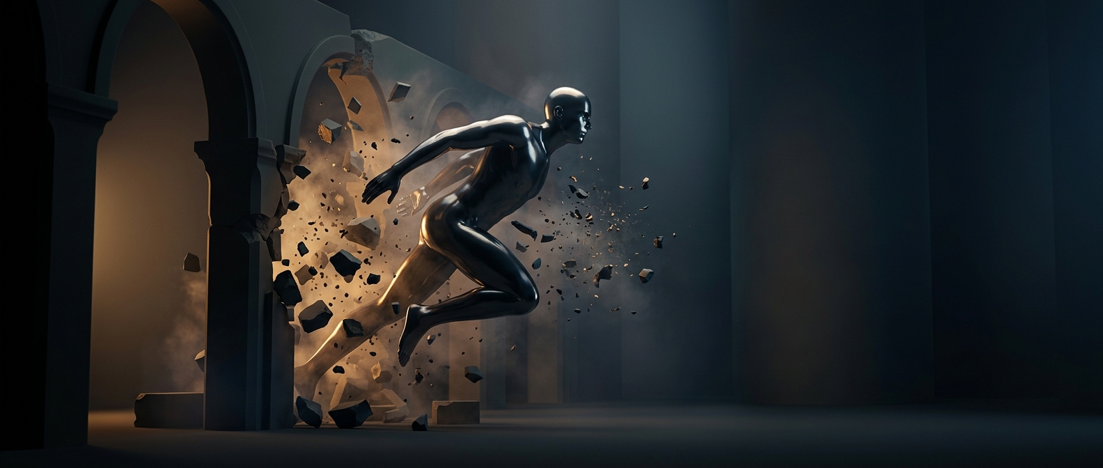 Inertia keeps objects blindly moving during collisions