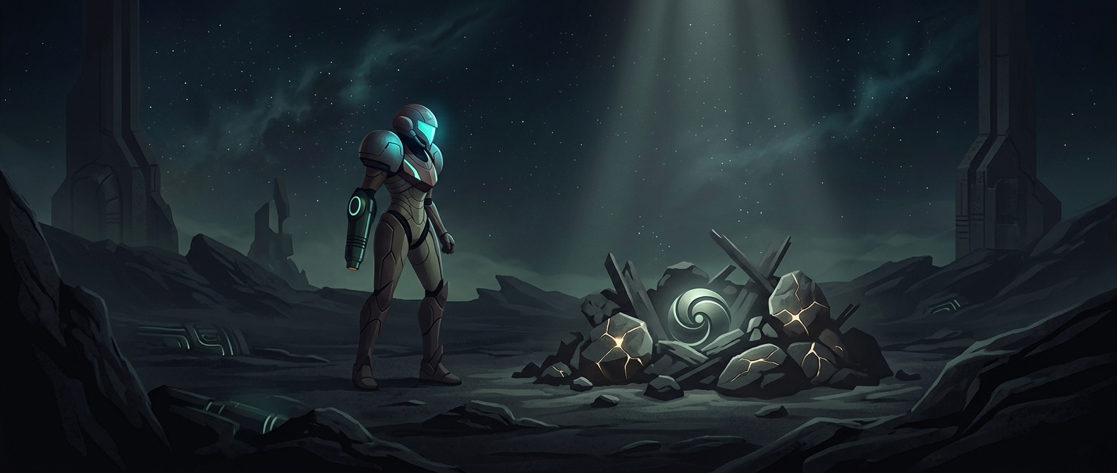Metroid hides upgrades behind fake walls