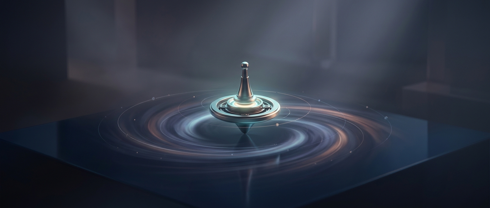 Spinning tops depend entirely on heavy gyroscopic stability