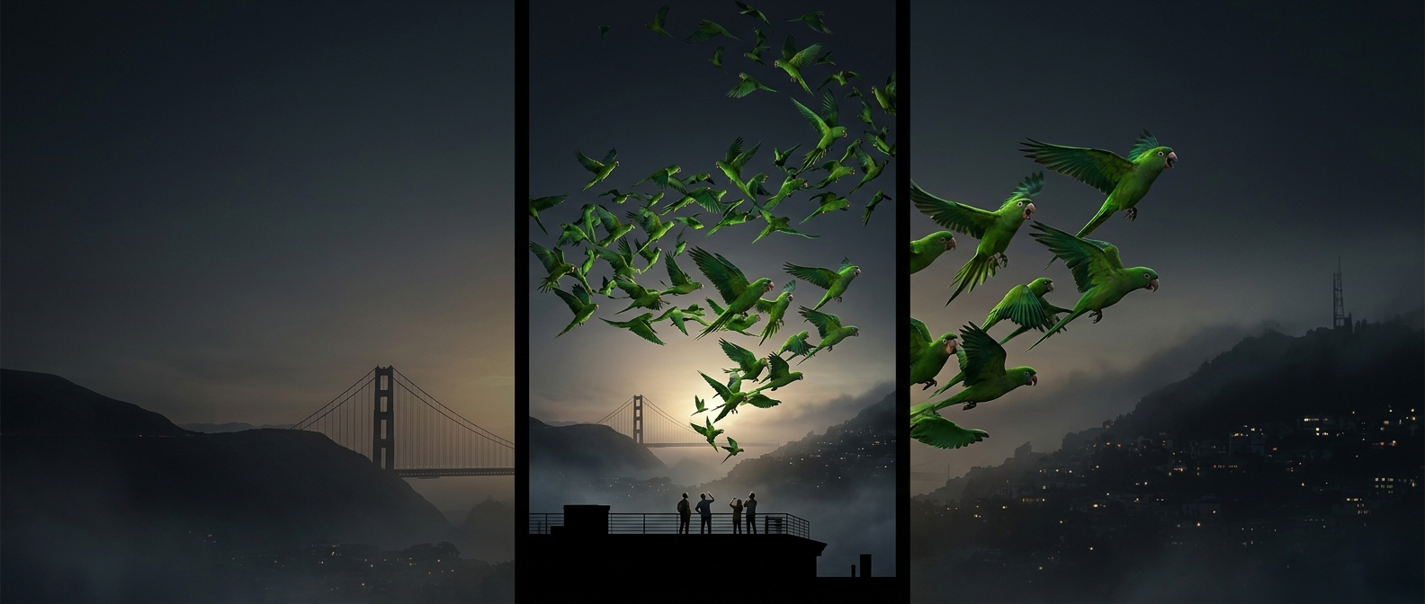 How escaped parrots took over San Francisco’s trees