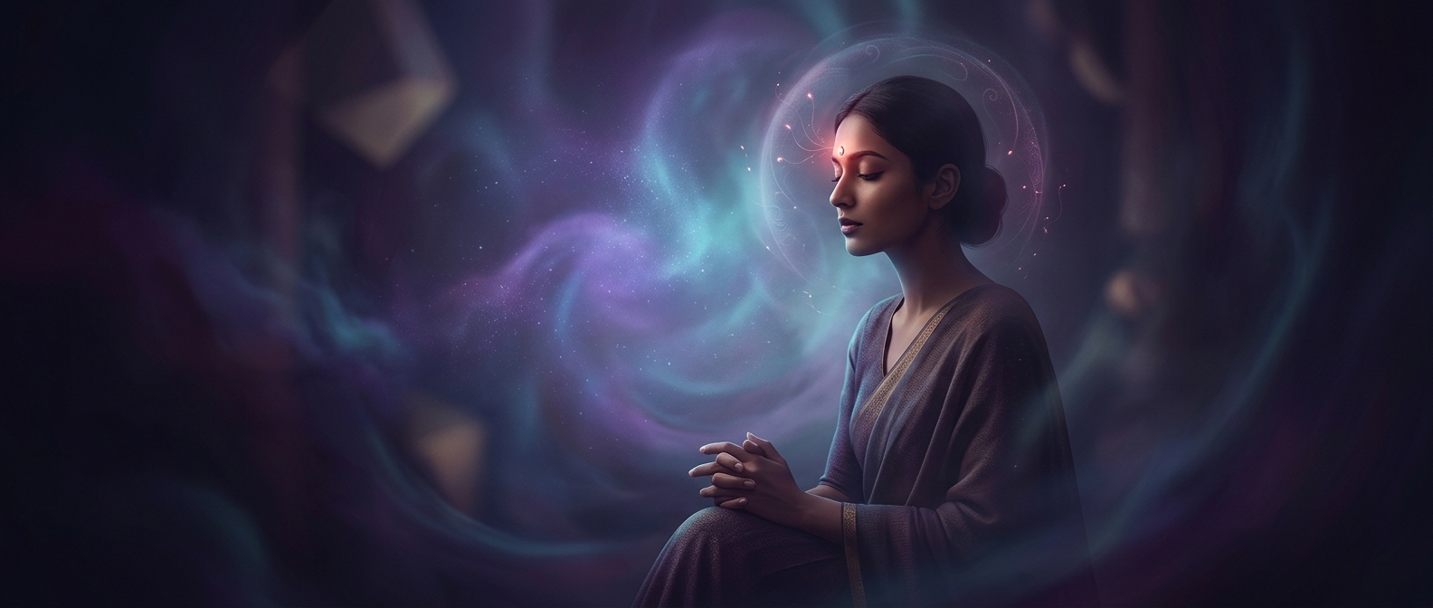 Wearing a dot on your forehead protects intuition