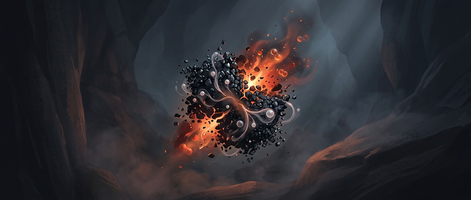 Gunpowder carries its own oxygen
