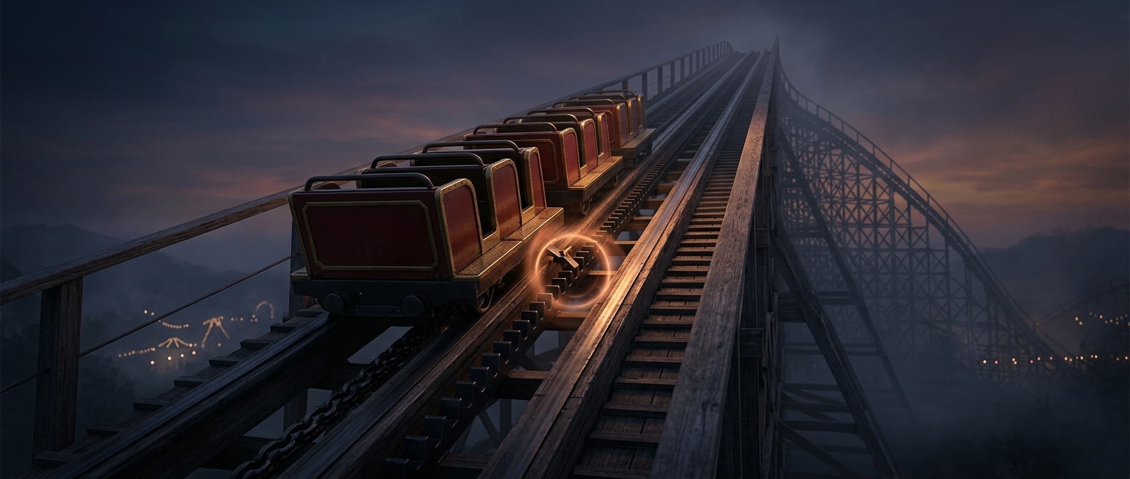That roller-coaster clack is a safety feature