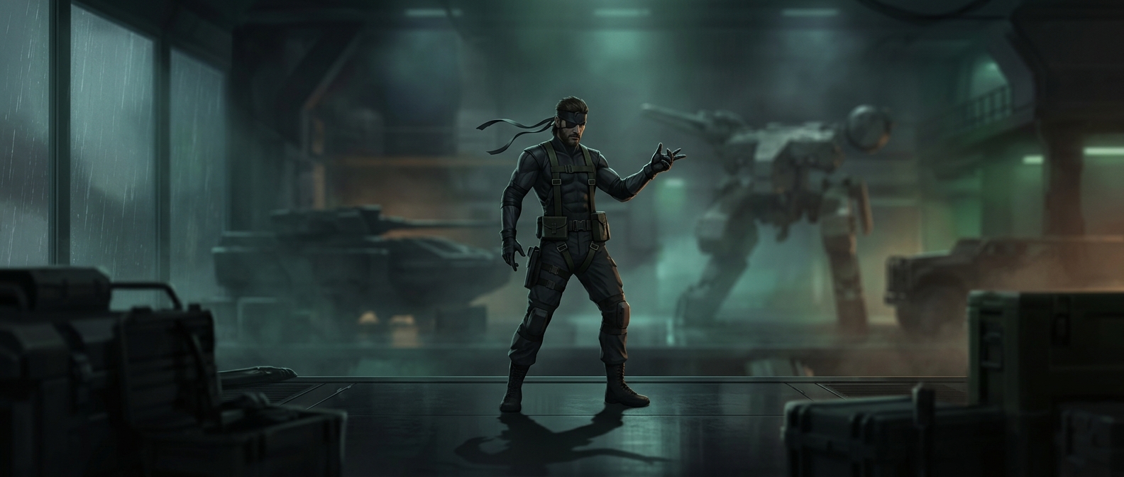 Metal Gear protagonist mimics Walken