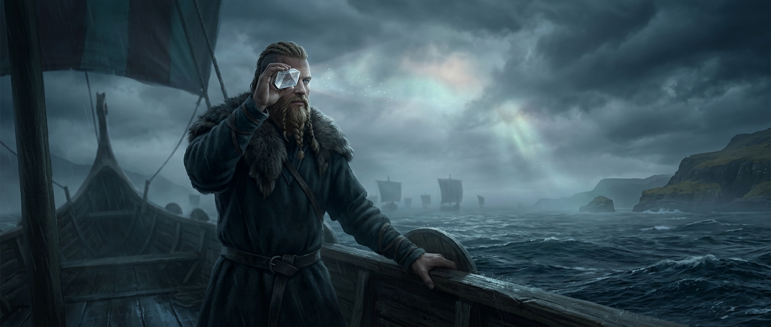 How Vikings navigated fog with a crystal