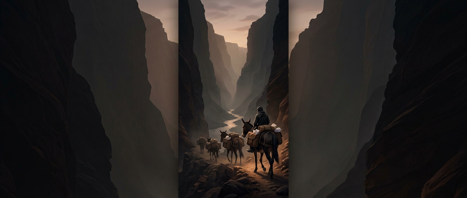 Mules still deliver mail to the bottom of canyons