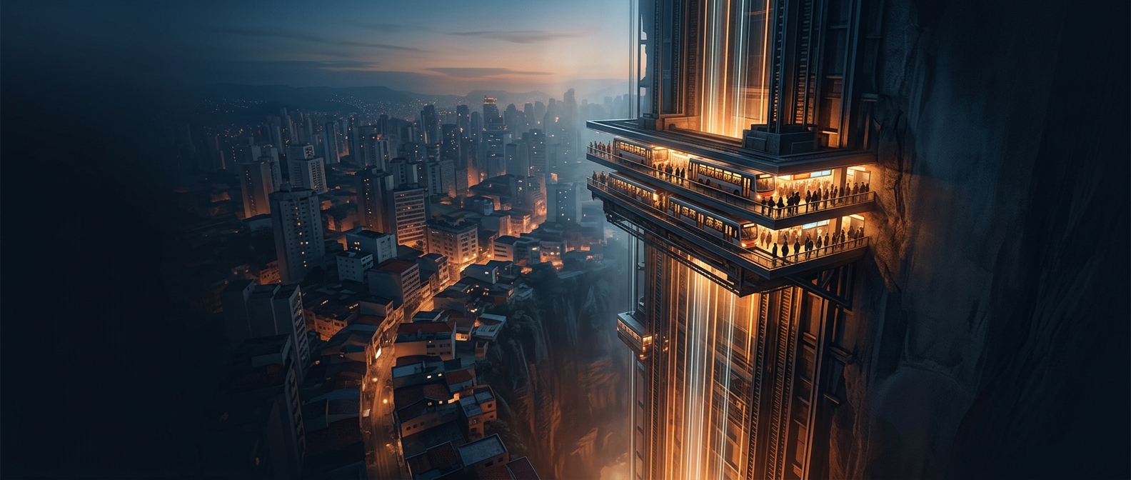 Salvador has an elevator for crossing town
