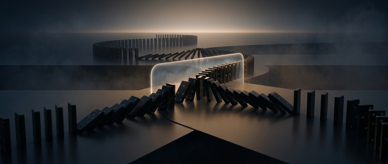 Why dominoes can't topple faster than a brisk walk