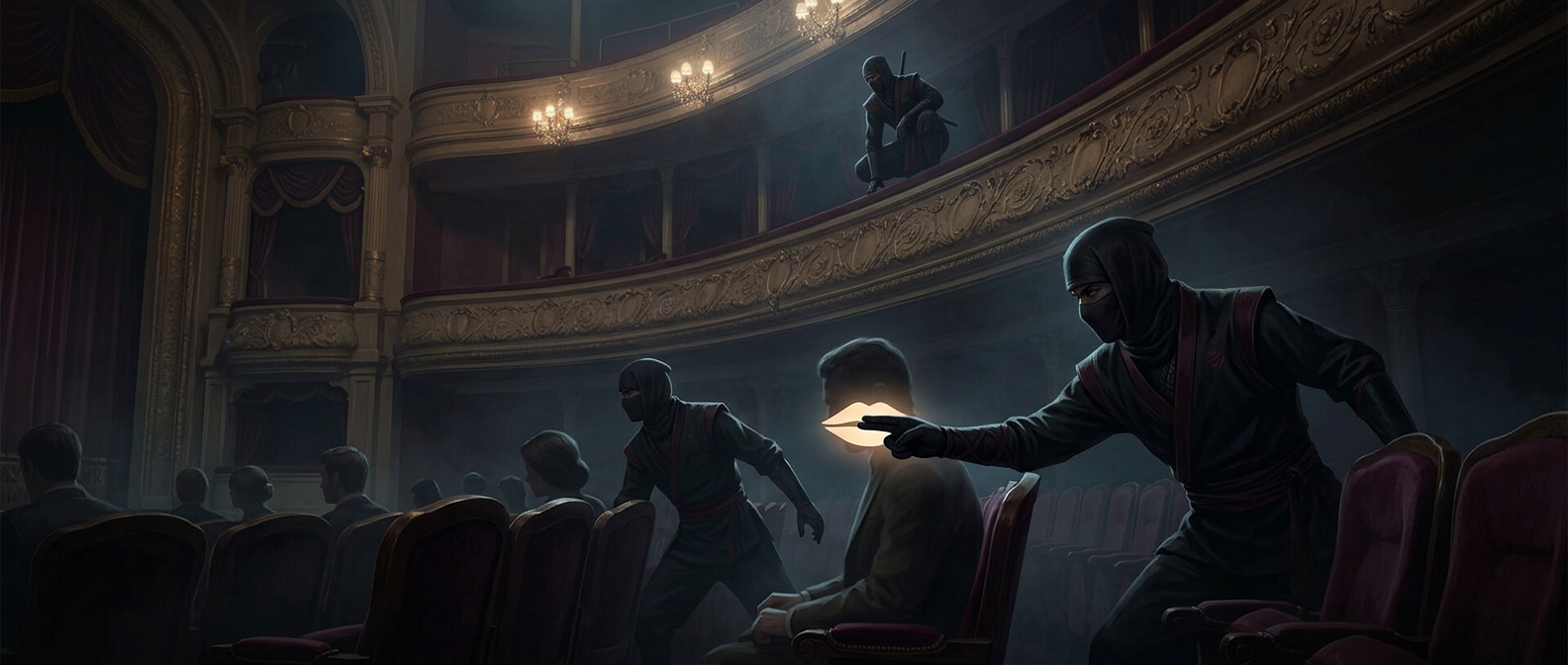 The cinema that hired ninjas to stop phone users