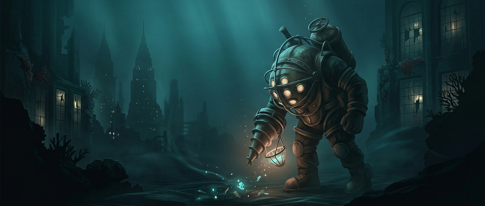BioShock's Big Daddies were built to harvest sea slugs