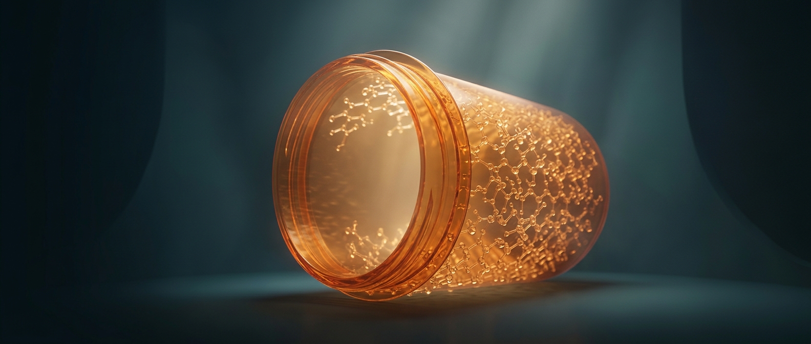 High-density polyethylene is standard for pill bottles