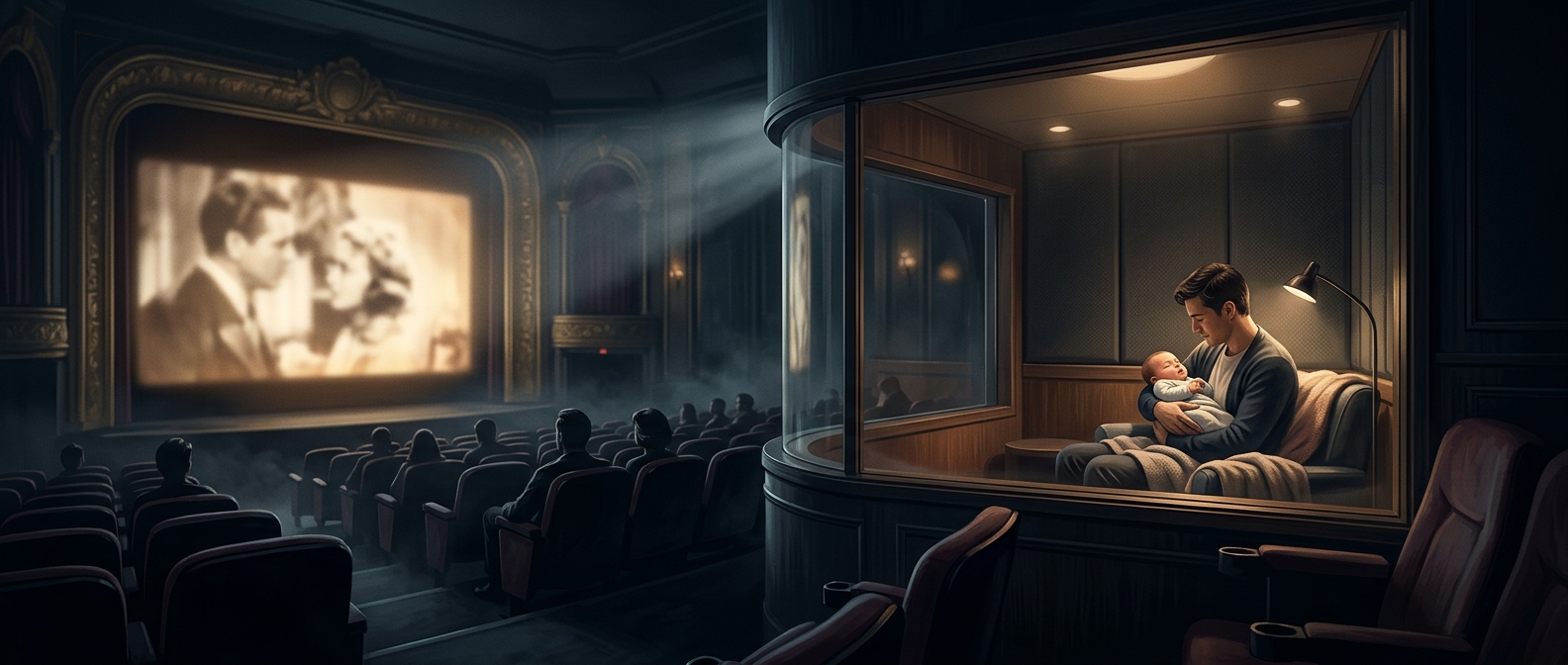 The cinemas with soundproof rooms for crying babies