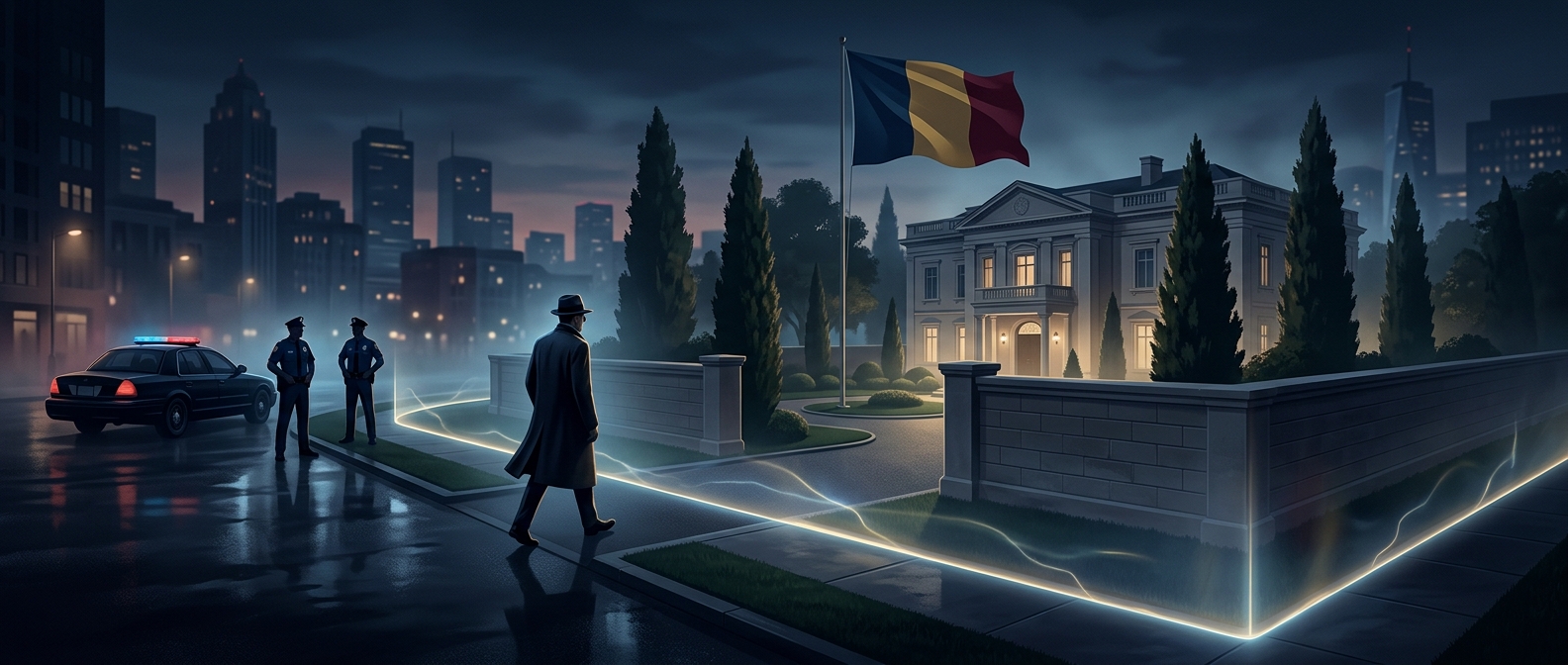 Why an embassy is not foreign soil