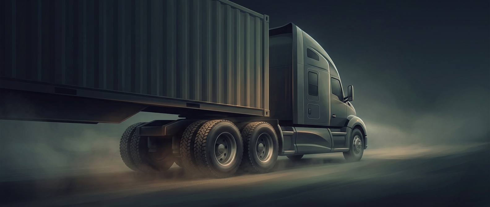 Semi-trucks use dual tires for heavy loads