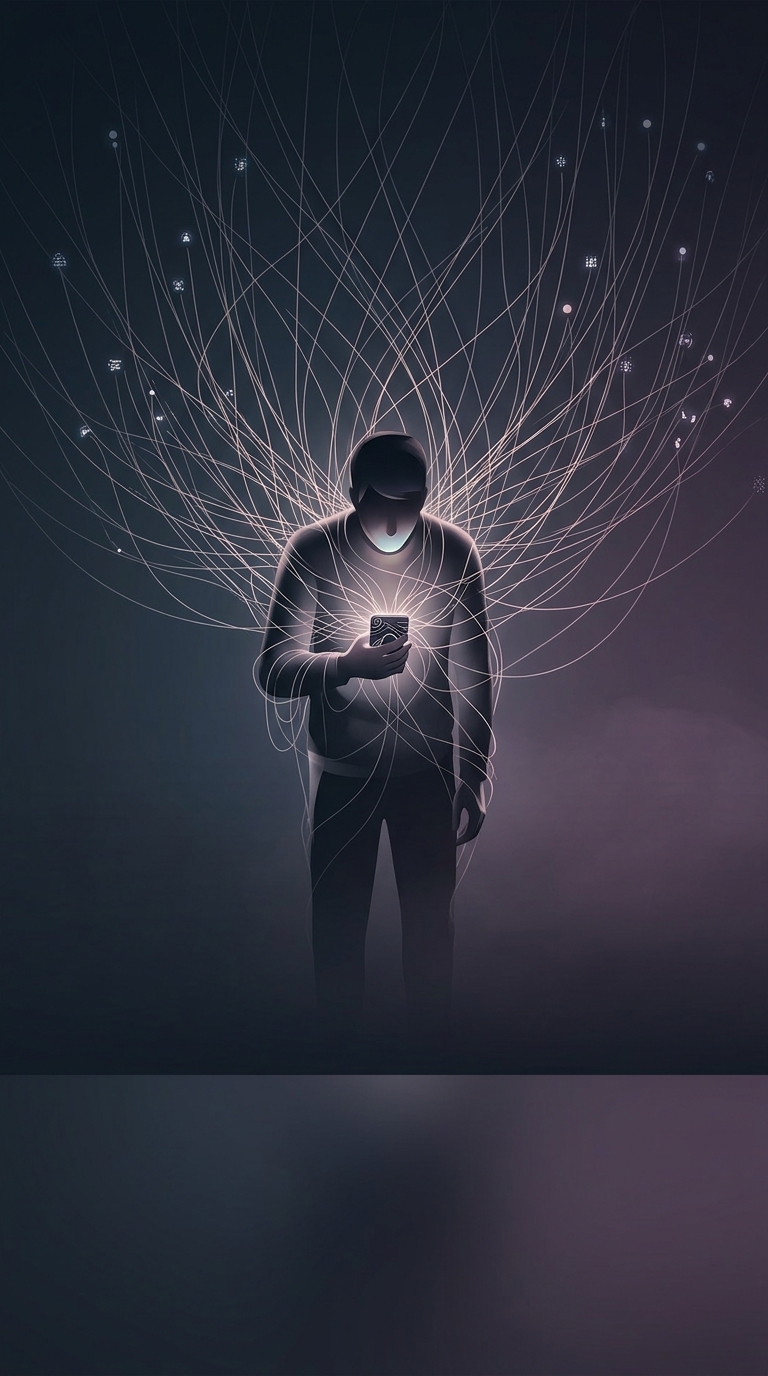 Why does having 1,000 friends on social media actually cause severe psychological stress and invisible burnout?