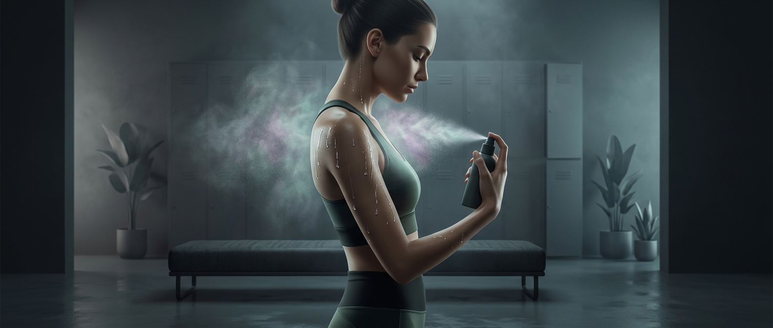 Deodorants merely mask odors without stopping sweat