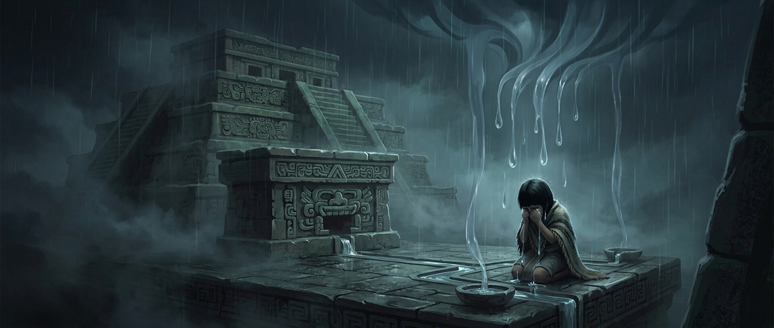 Why Aztecs offered children's tears to the rain god