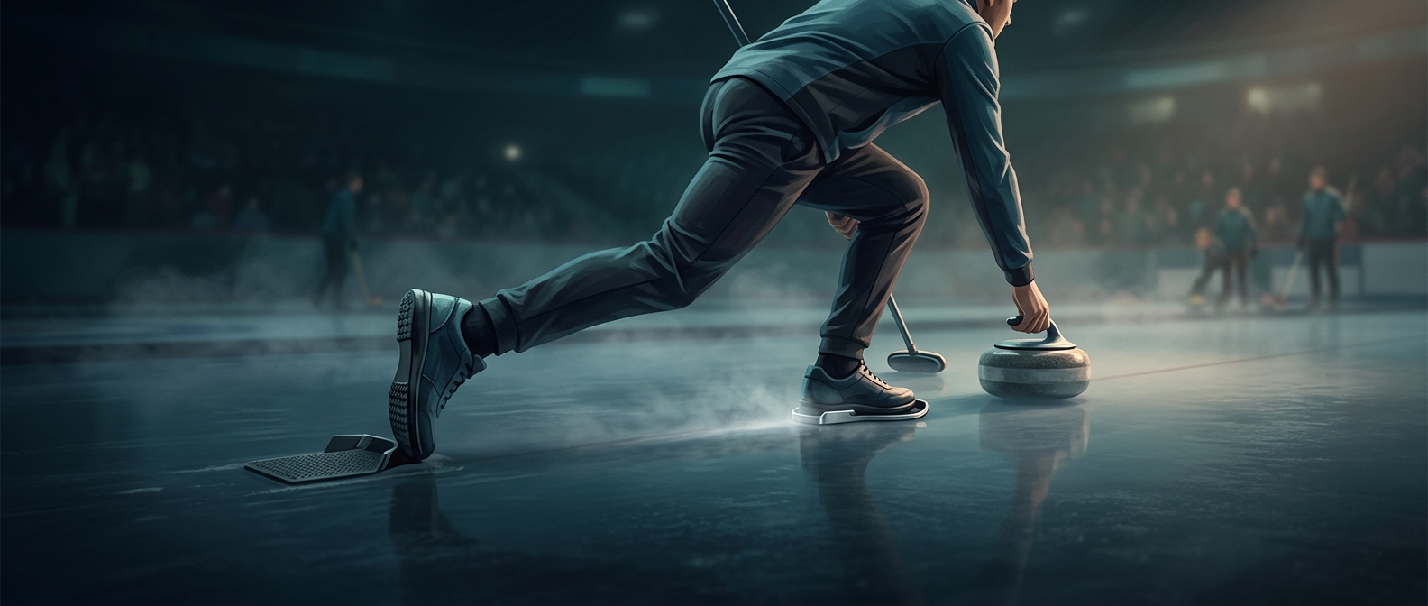 Why curlers put a slider on only one shoe