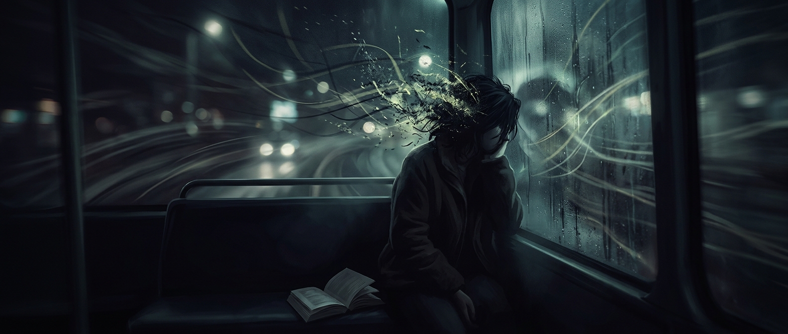 Reading a book on winding buses guarantees an awful headache