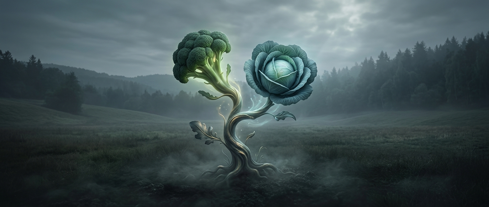 How one wild plant became broccoli and cabbage