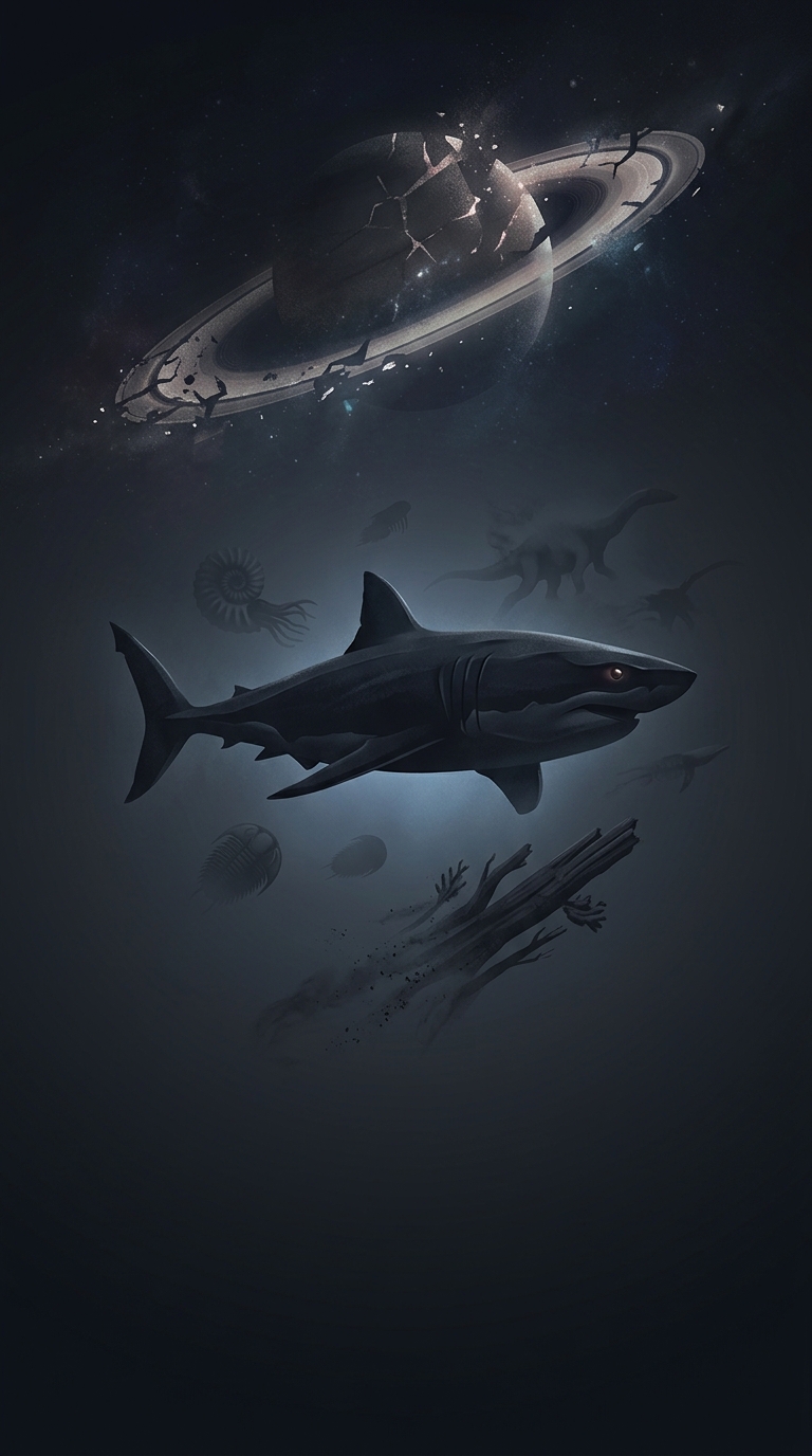 Sharks are older than the rings of Saturn and actually predate the existence of trees on Earth by at least ninety million years, having first appeared roughly 400 million years ago.