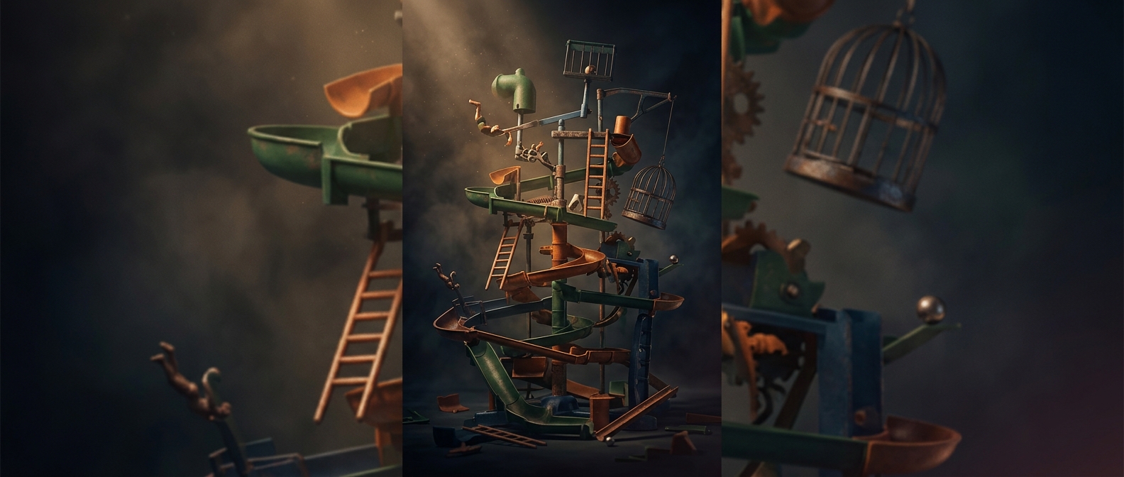 The Mousetrap game that often trapped itself