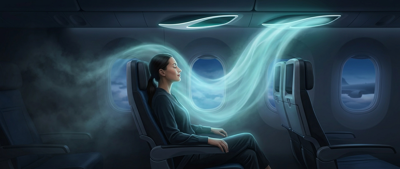 Airplane cabins aren’t full of recycled air