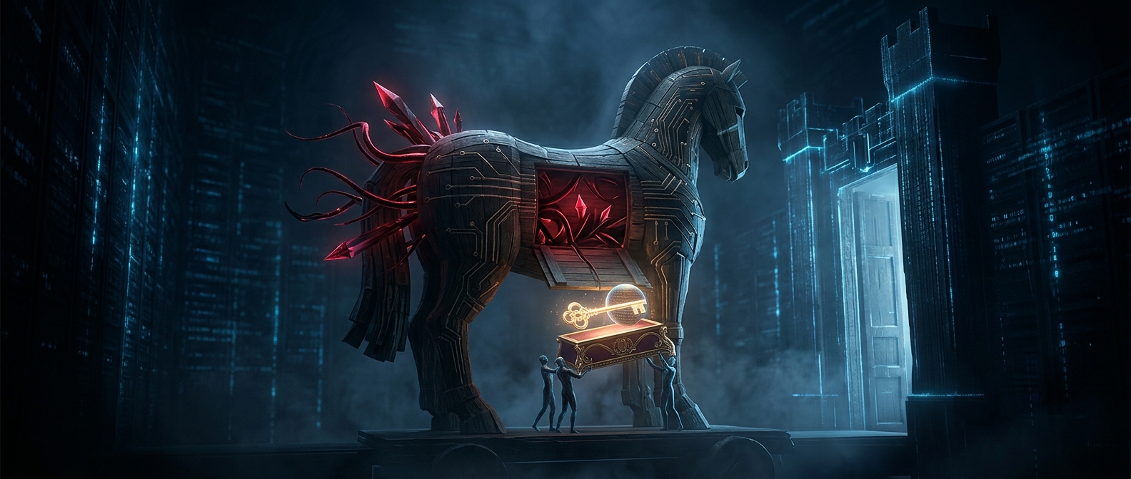 Trojan horses masquerade as totally legitimate payloads