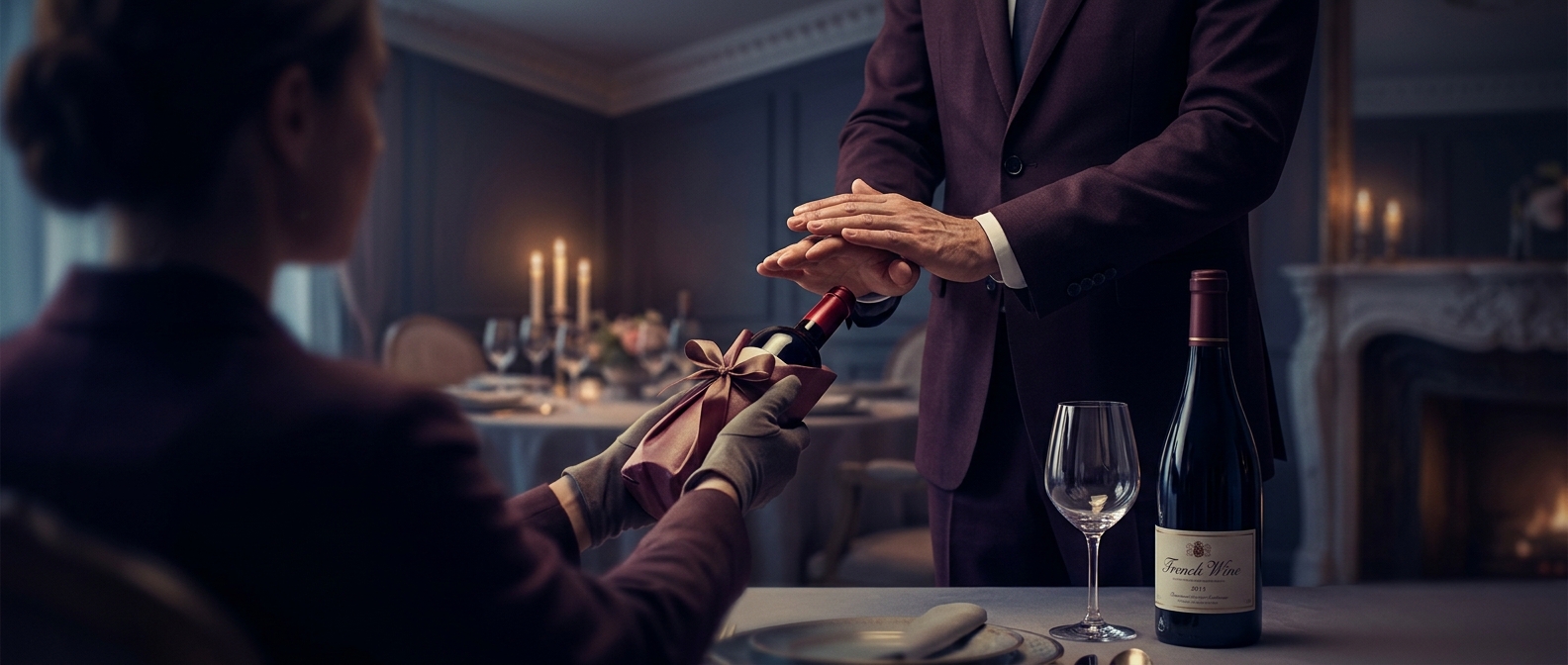 Why bringing wine can offend a French host