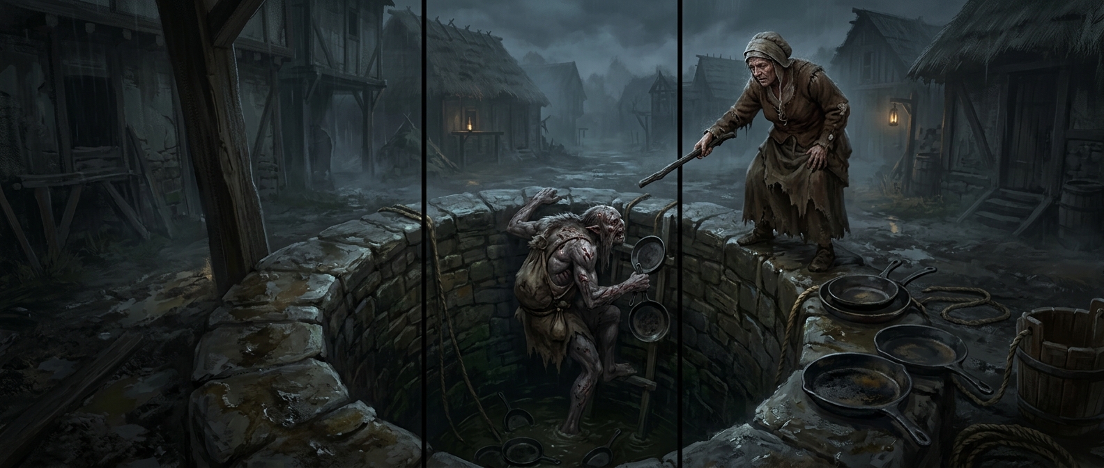 В мире The Witcher ведьмаков нанимают даже за посудой
