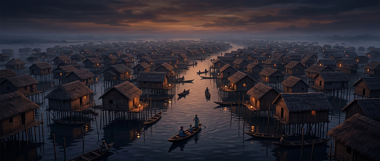 The city built on a West African lagoon