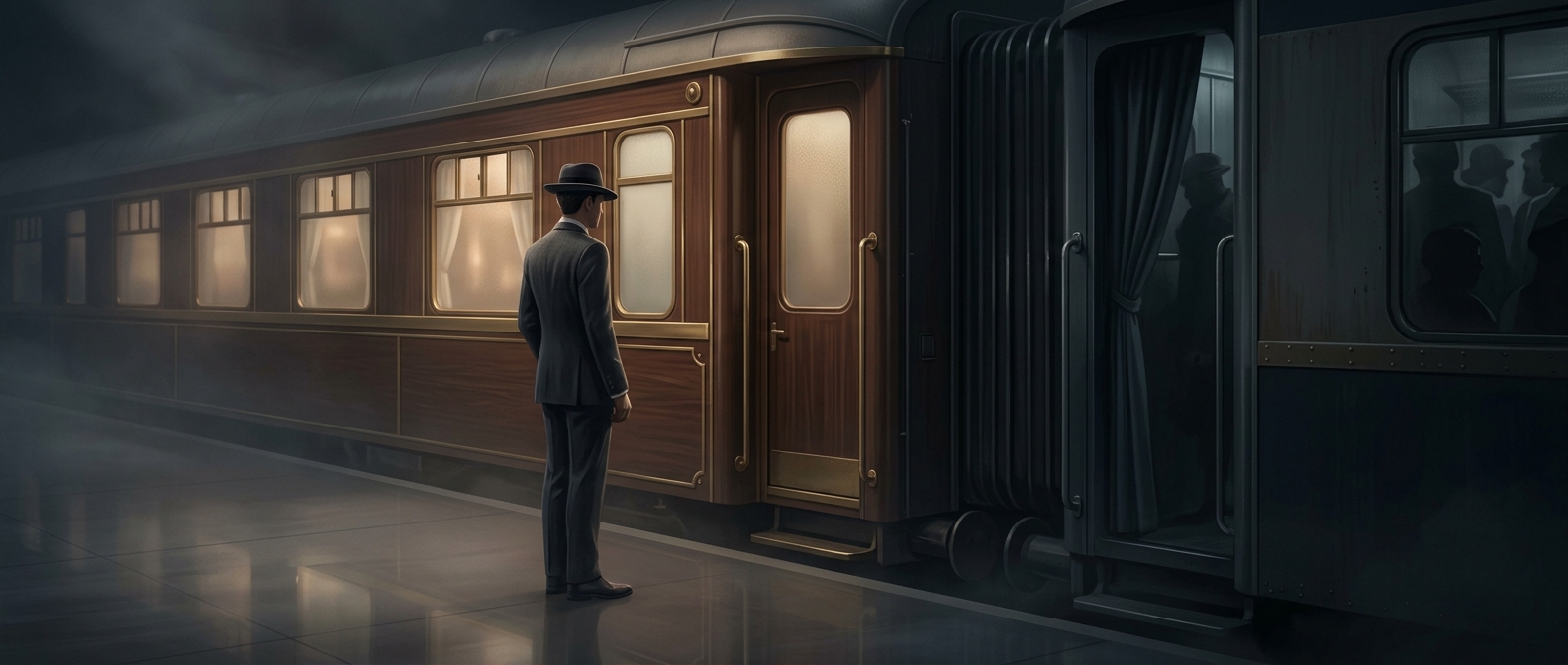 First-class train cabins strictly separated social classes