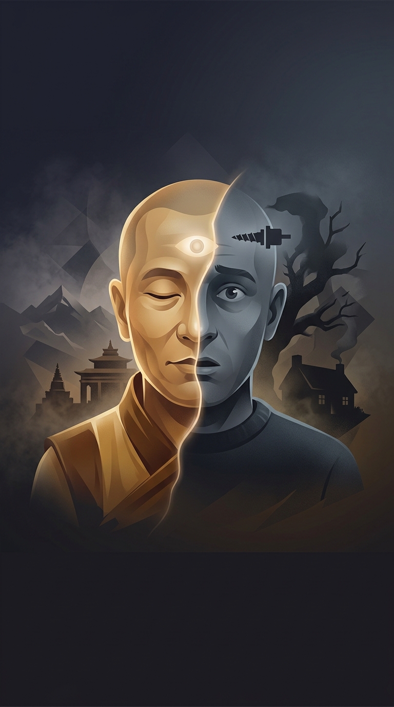 Cyril Hoskin wrote a wildly popular book in 1956 claiming to be a Tibetan lama named Lobsang Rampa whose profound mystical awakening involved having a literal wooden plug drilled into his forehead to open his third eye.