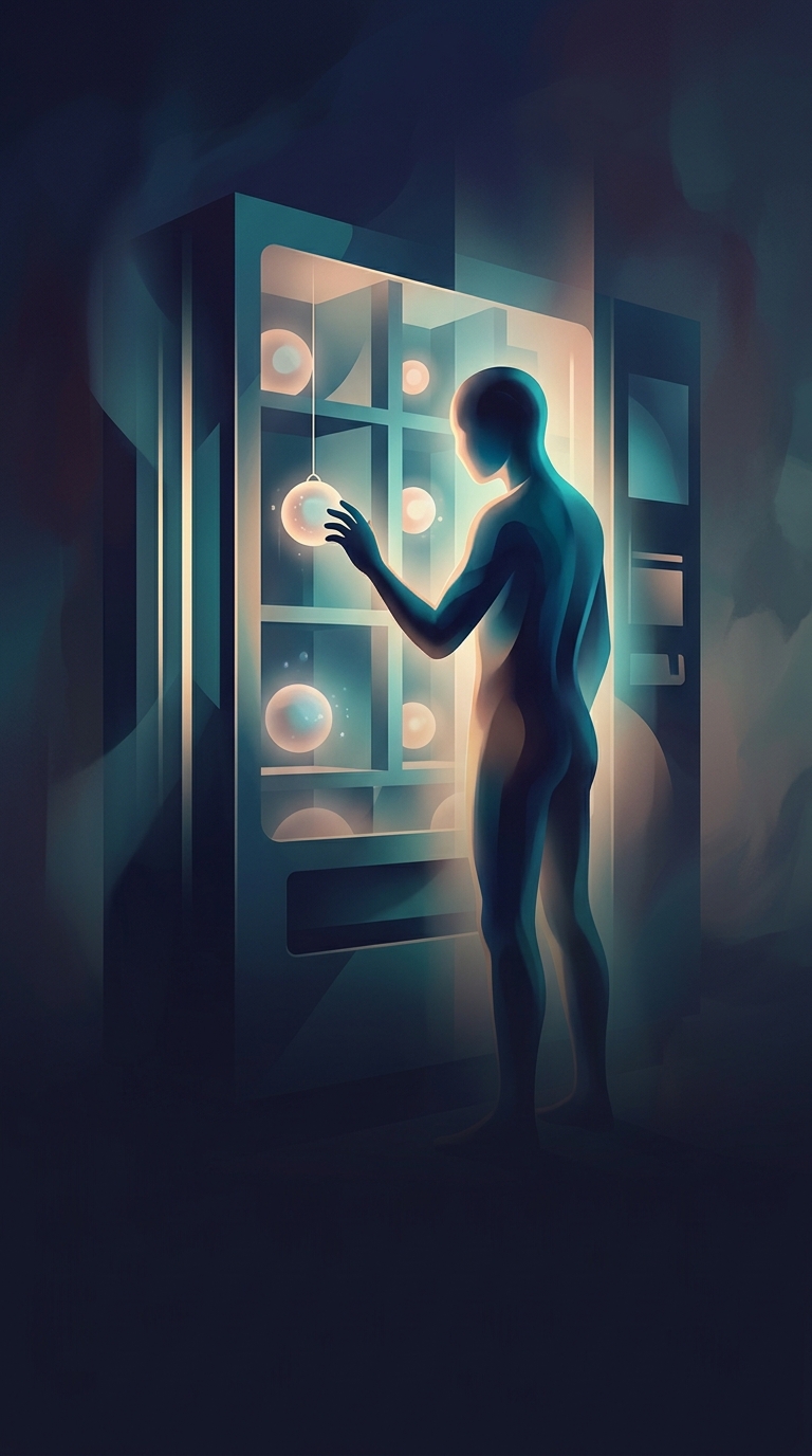 Why do modern cashless vending machines subtly delay dropping your purchased item for a few extra seconds?