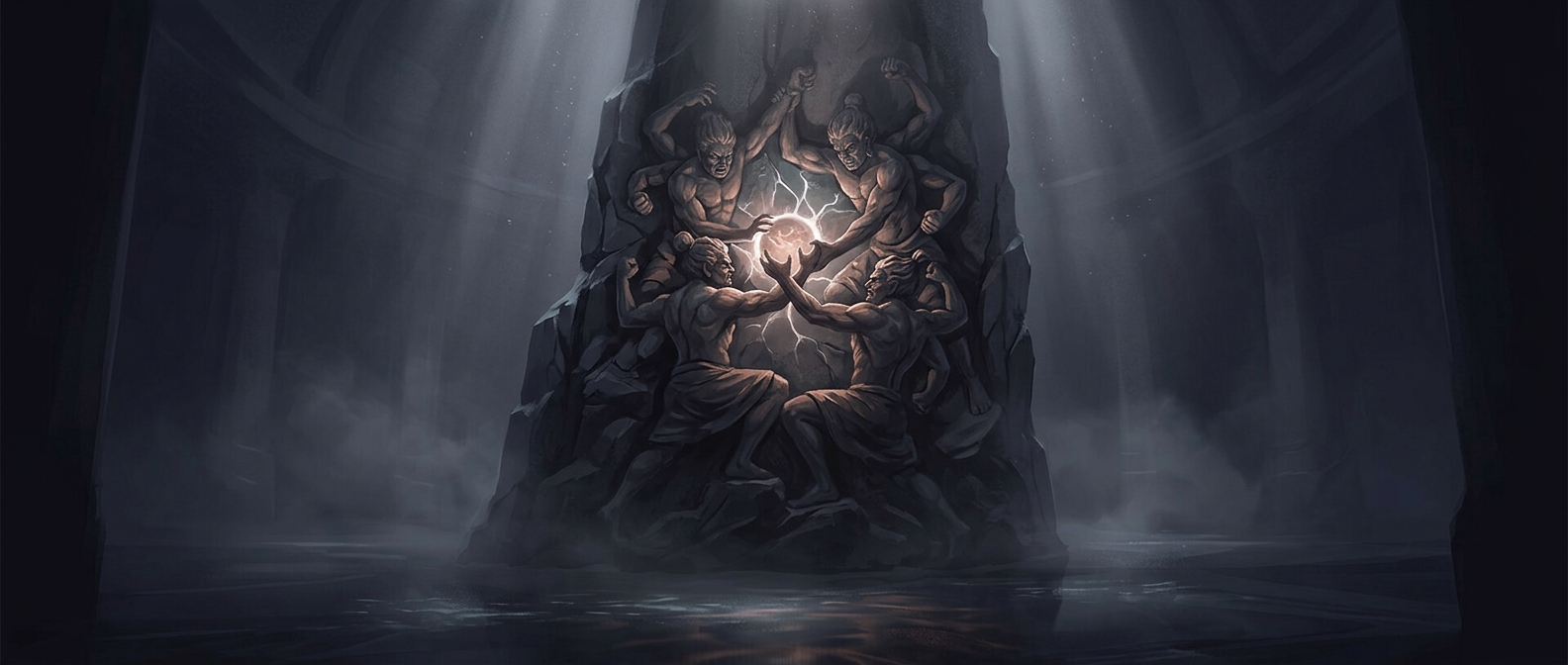Asura are power hungry deities fighting for supremacy