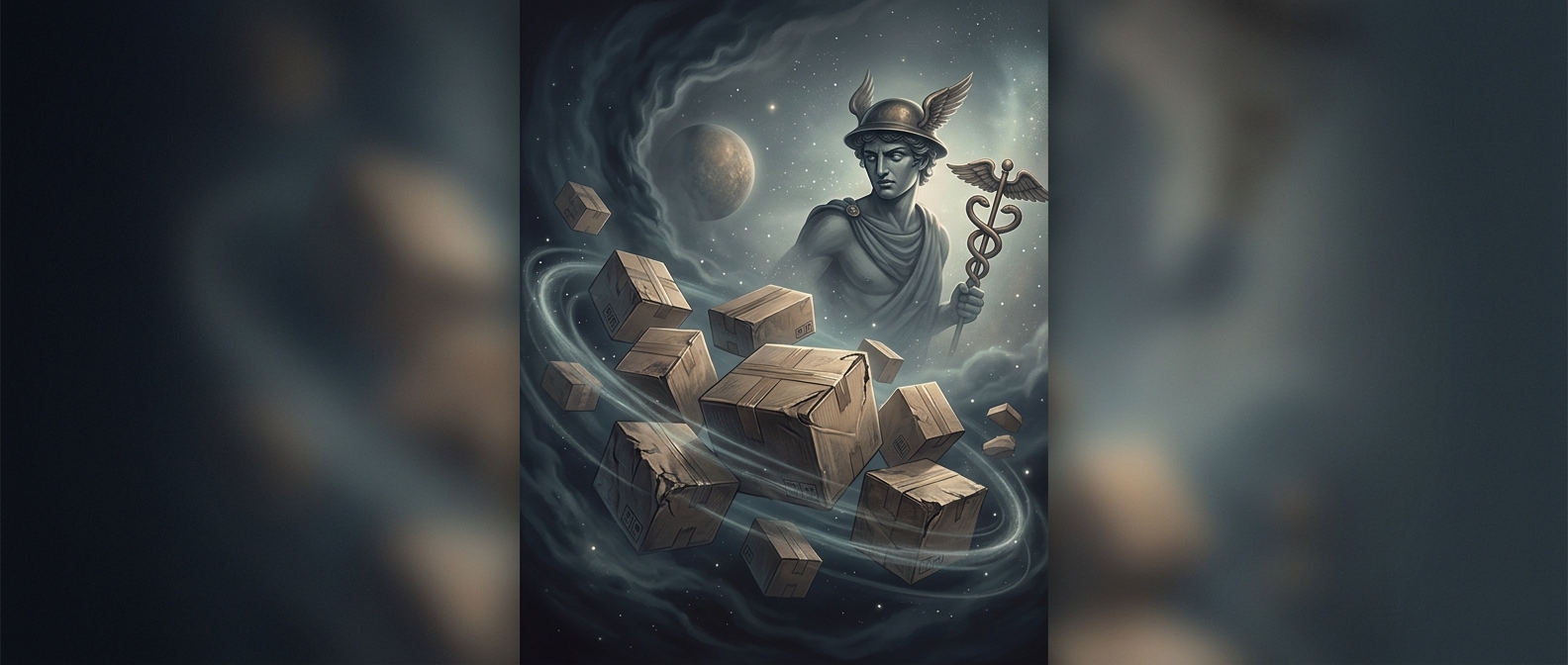 Mercury is named after the god of commerce which explains why its retrograde ruins your Amazon packages