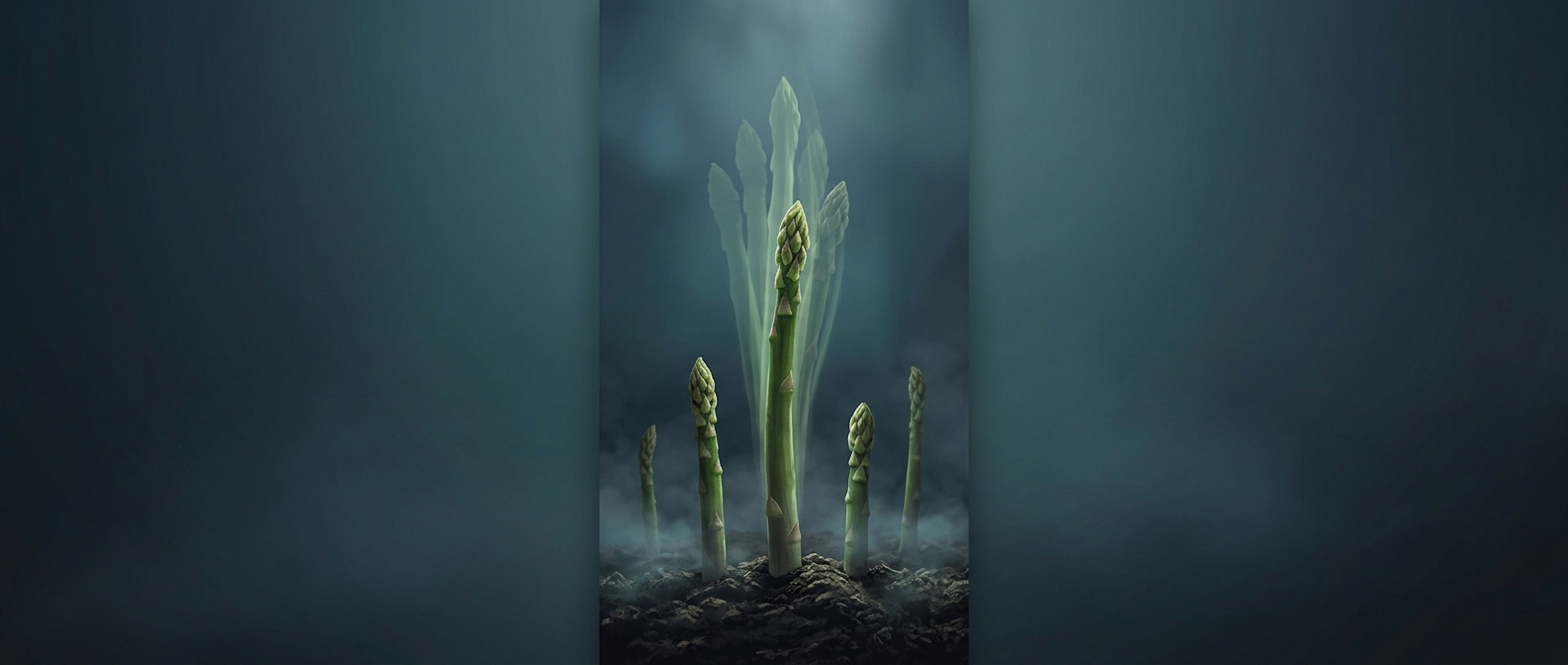 Asparagus can grow an inch in an hour