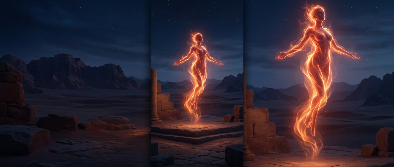 Djinn are allegedly made of totally smokeless fire