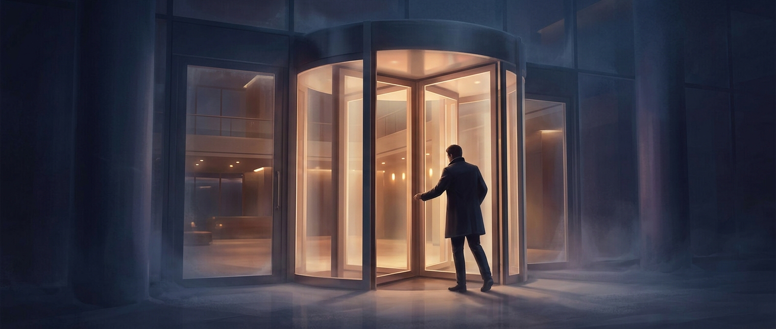 Why revolving doors save energy