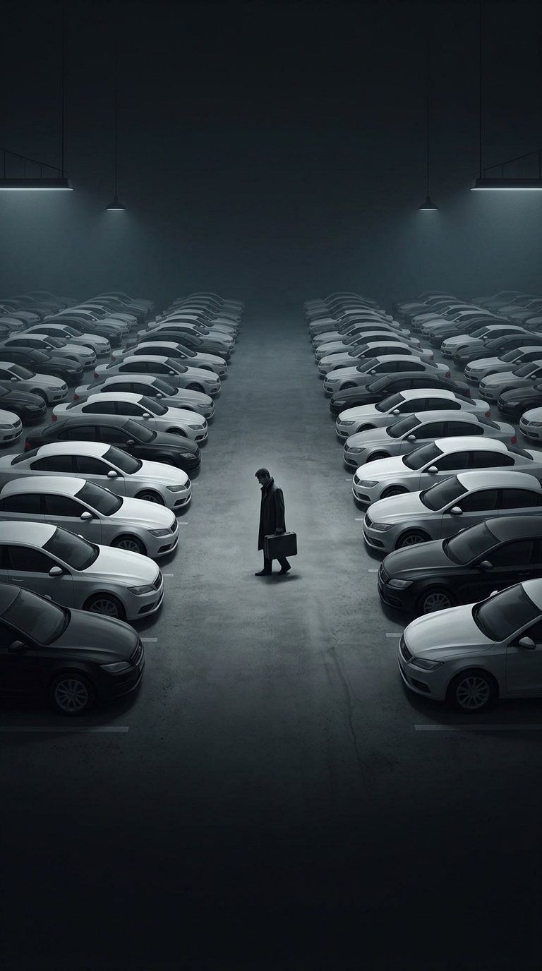 Rental car companies intentionally purchase massive fleets consisting almost entirely of white, silver, and black vehicles because those specific colors hold the highest resale value in the used car market.