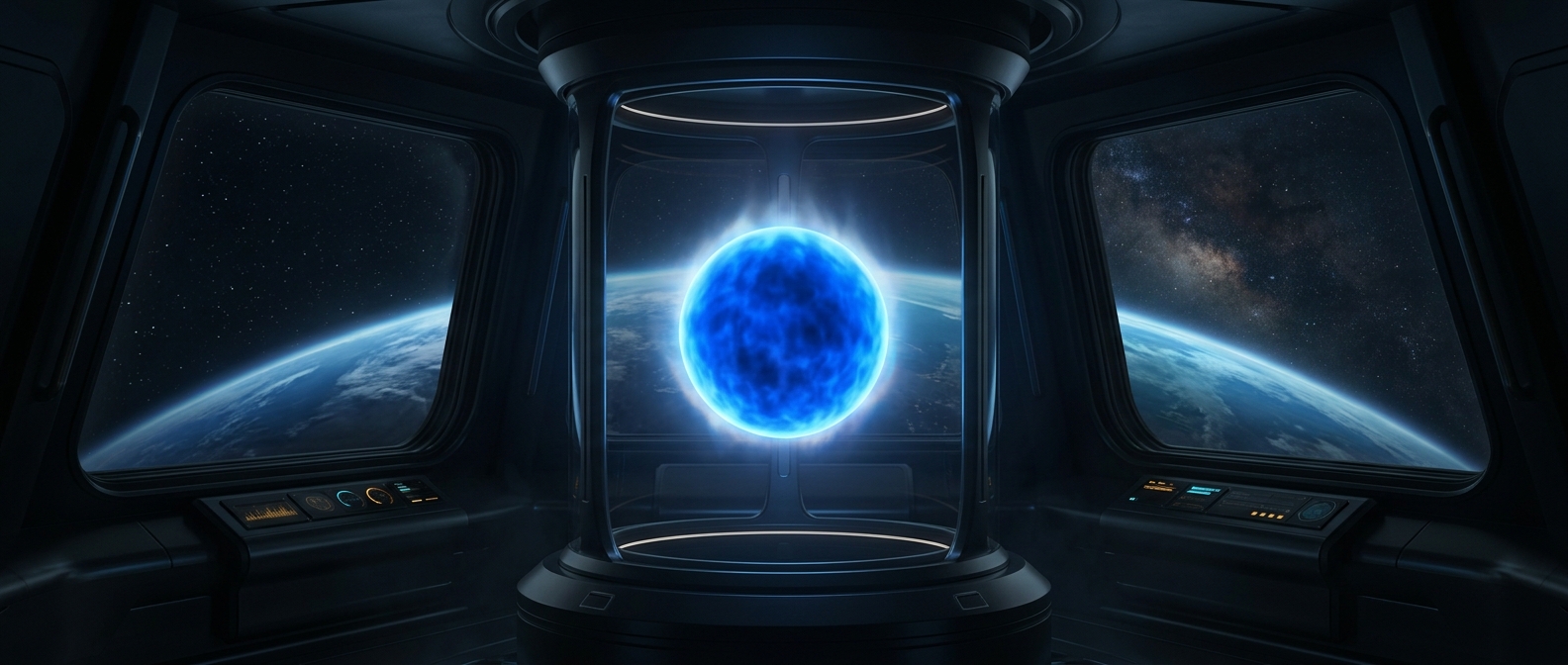 Why flames become blue spheres without gravity
