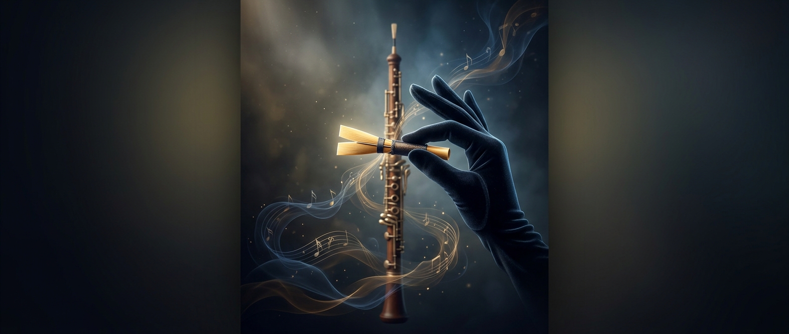 Oboe players must use a double reed to produce their sound