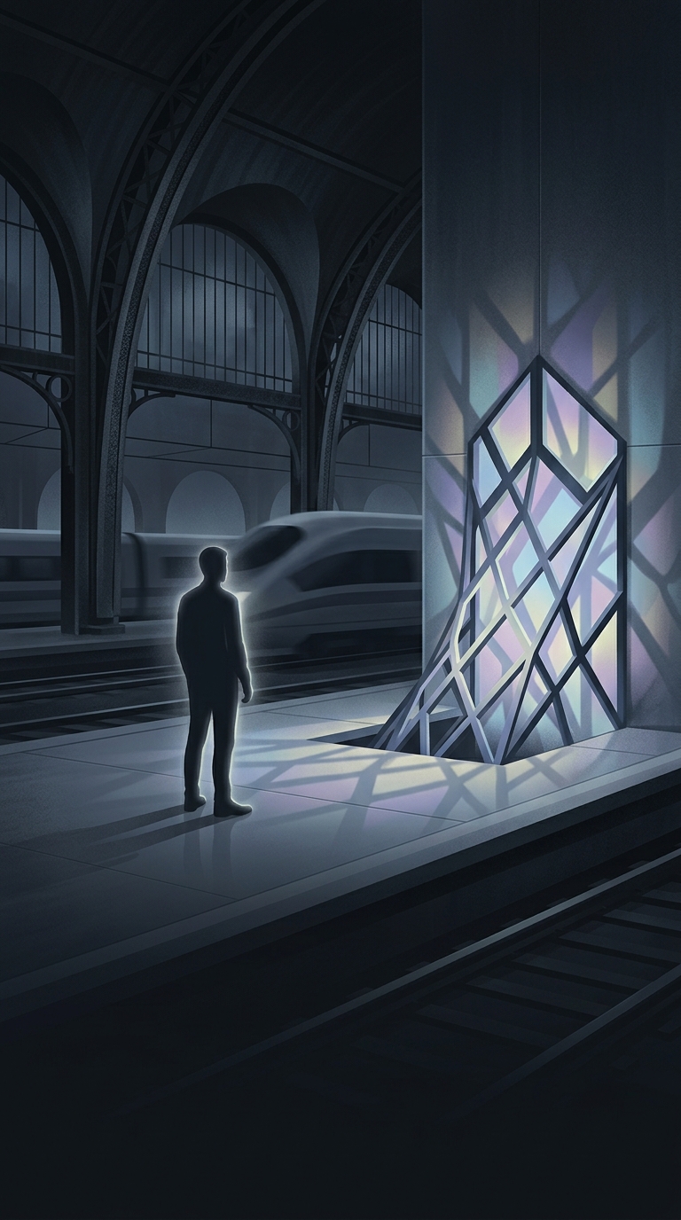 What fascinating, invisible psychological tactic do European train stations use to easily deter loitering at night?
