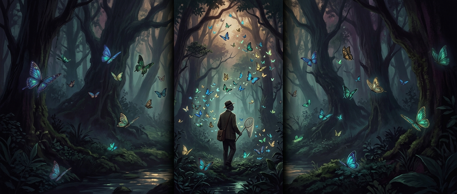 Vladimir Nabokov hunted butterflies between novels