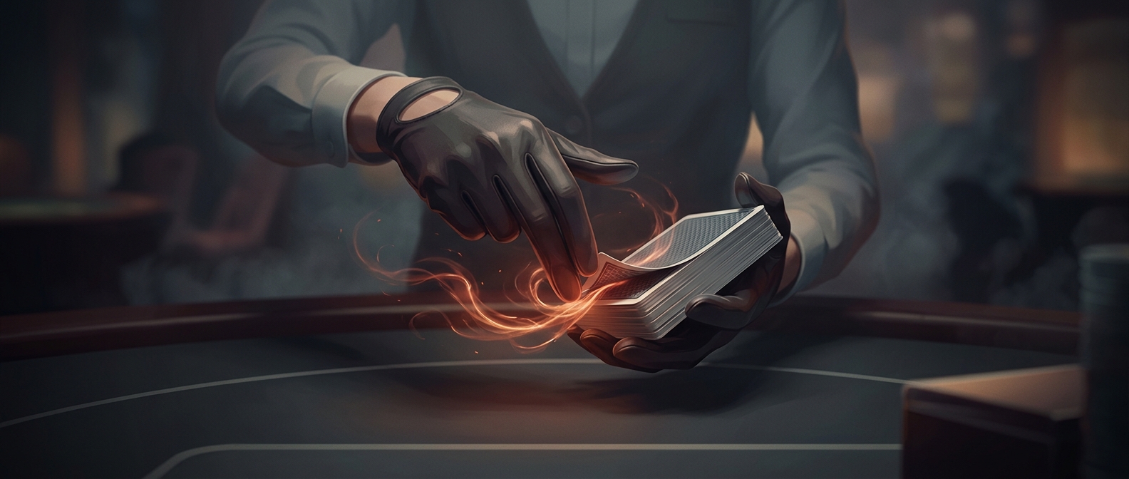 How card cheats deal from the bottom