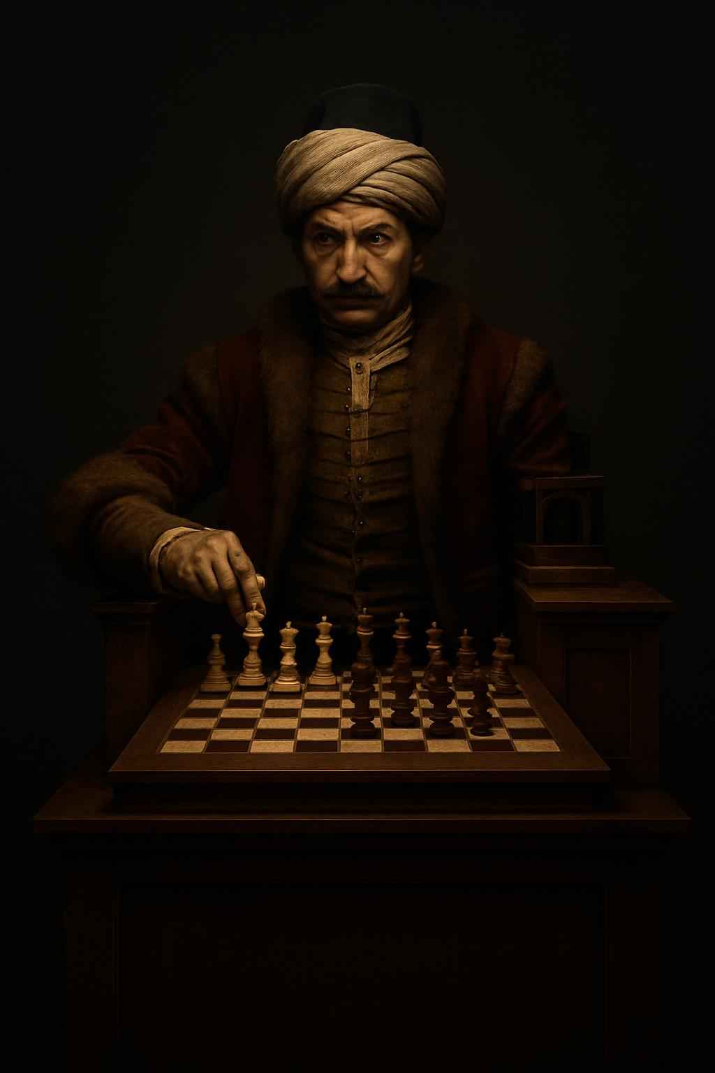 In 1770, an Austrian inventor unveiled a machine called the Turk—a wooden automaton that could supposedly play chess and win.