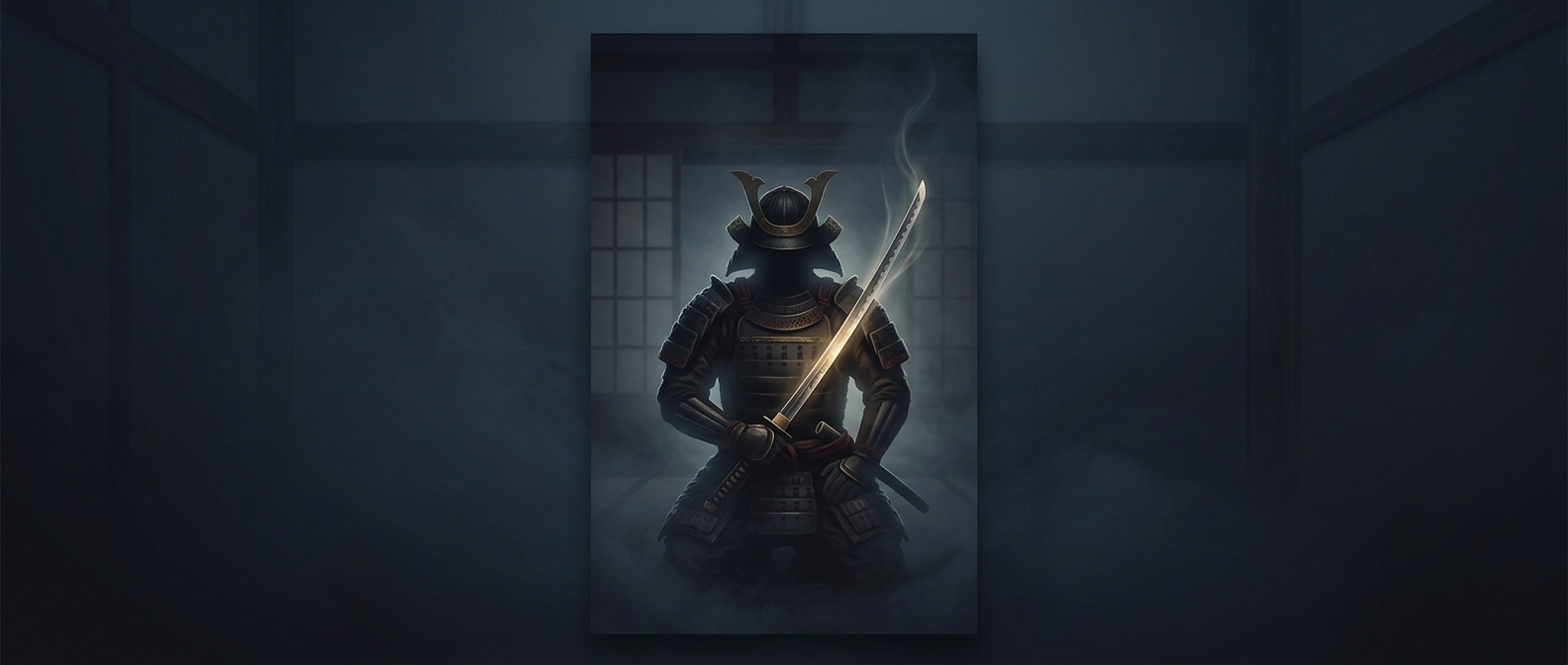 Why samurai wore katanas edge-up