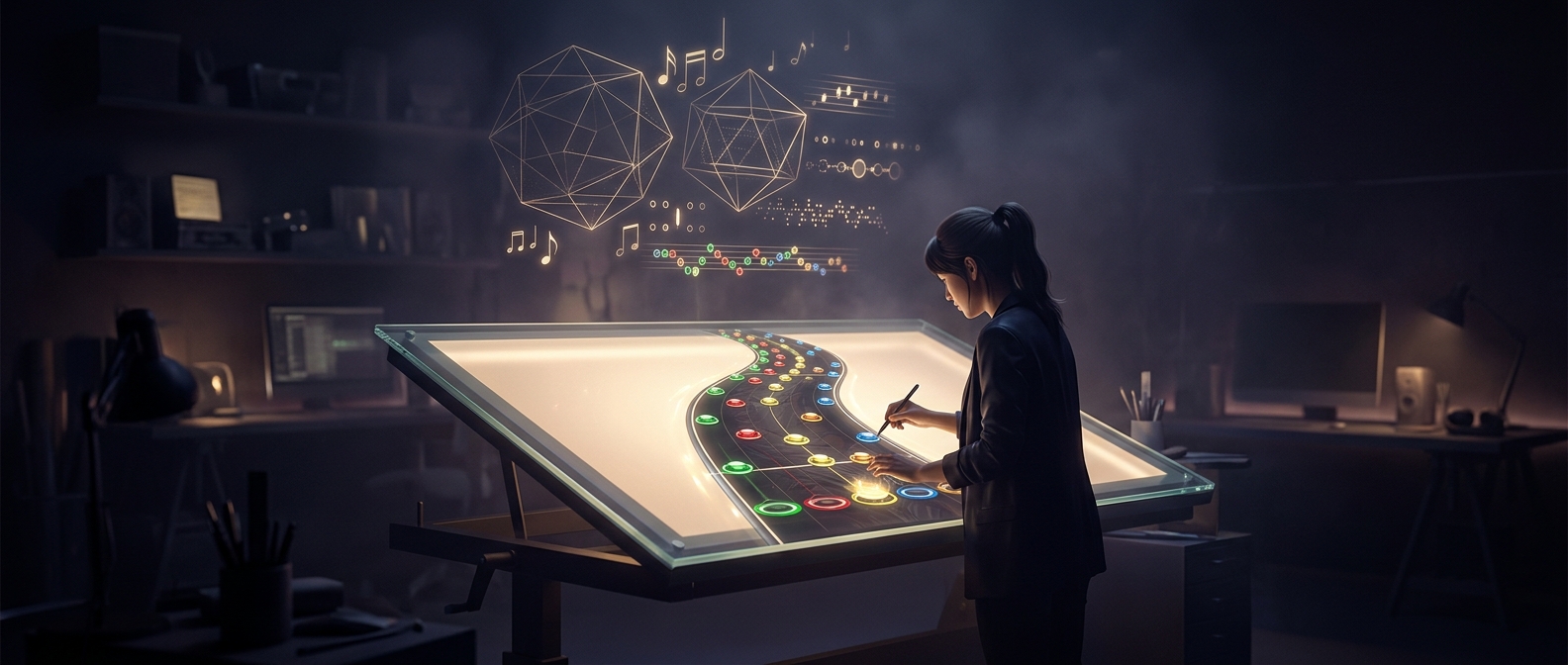 Guitar Hero note charts are completely mapped by hand