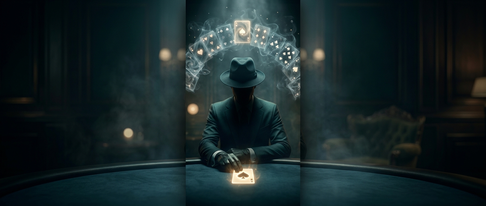 Professional card players mostly rely on sheer luck