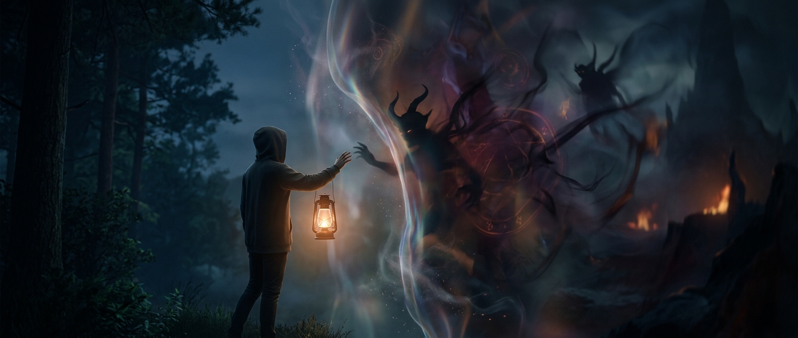 Thin veil between humans and demons